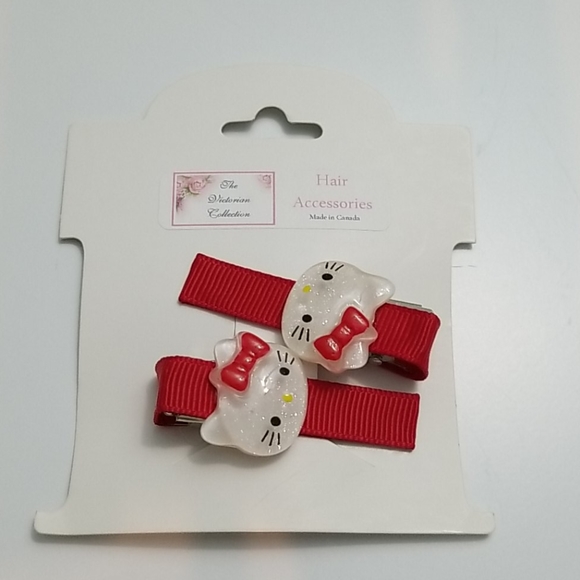 Hello Kitty hair clips NWT ❤ - Picture 2 of 4